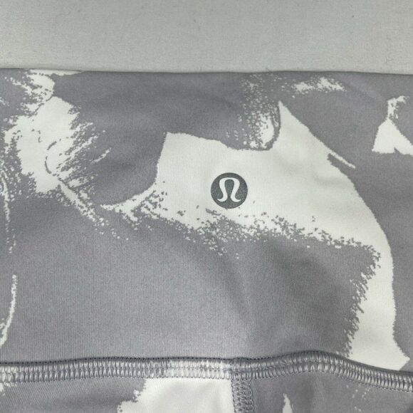 Lululemon Wunder Under High Rise Tight Luxtreme Flower Pop White Silver - Picture 11 of 14